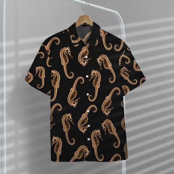 3D Seahorse X Ray Hawaii Shirt, Summer Shirt For Men and Women Jezsport.com