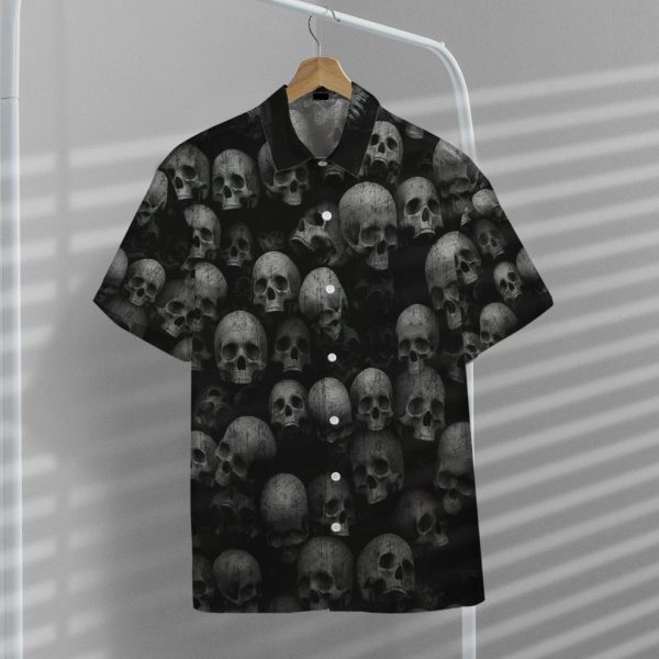 3D Skull Hawaii Shirt, Summer Shirt For Men and Women Jezsport.com