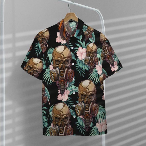 3D Skull Tropical Hawaii Shirt, Summer Shirt For Men and Women Jezsport.com