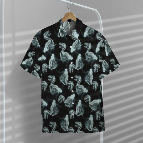 3D T Rex X Ray Hawaii Shirt, Summer Shirt For Men and Women Jezsport.com