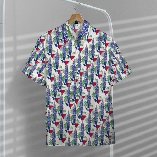 3D Texas Bluebonnet Hawaii Shirt, Summer Shirt For Men and Women Jezsport.com