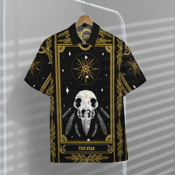 3D The Star Marigold Tarot Hawaii Shirt, Summer Shirt For Men and Women Jezsport.com