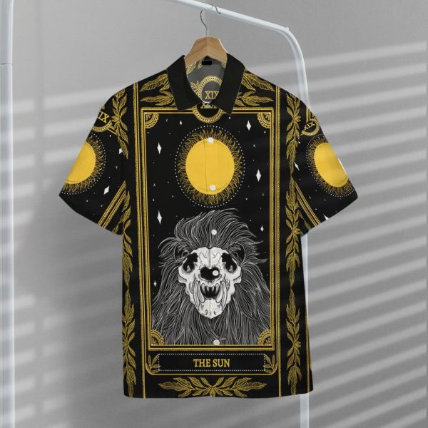 3D The Sun Marigold Tarot Hawaii Shirt, Summer Shirt For Men and Women Jezsport.com