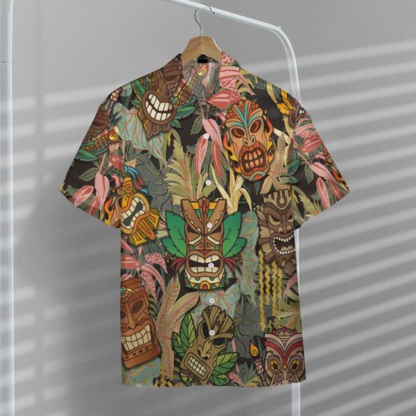 3D Tiki Head Hawaii Shirt, Summer Shirt For Men and Women Jezsport.com