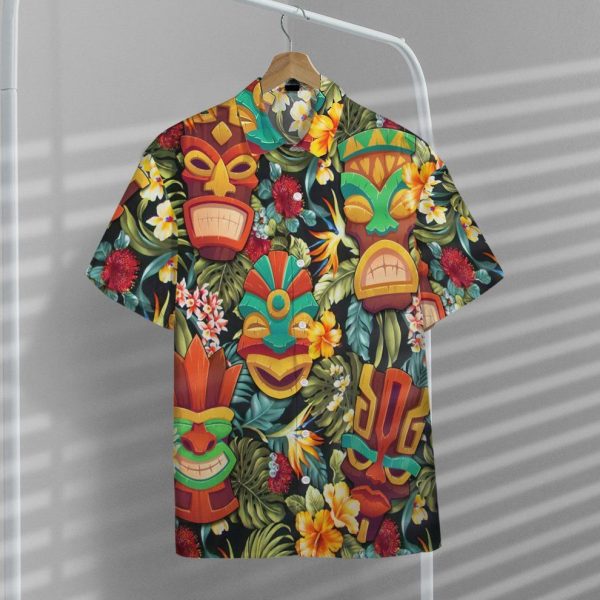 3D Tiki Head Hawaii Shirt, Summer Shirt For Men and Women Jezsport.com