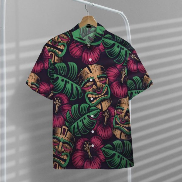 3D Tiki Mask Hawaii Shirt, Summer Shirt For Men and Women Jezsport.com