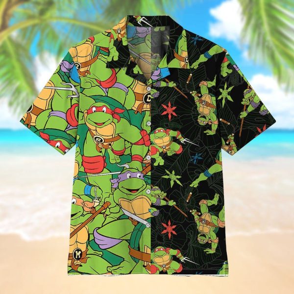 3D TMNT Hawaii Shirt, Summer Shirt For Men and Women Jezsport.com