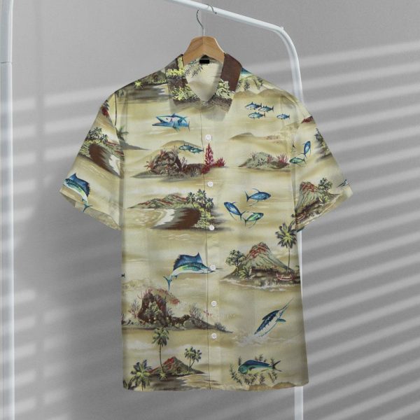 3D Tropical Island Hawaii Shirt, Summer Shirt For Men and Women Jezsport.com