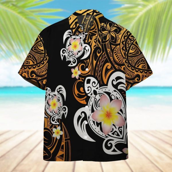 3D Turtle Plumeria Polynesian Hawaii Shirt, Summer Shirt For Men and Women Jezsport.com