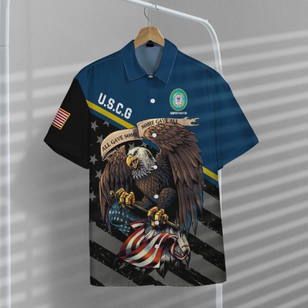 3D US Coast Guard Veteran Hawaii Shirts, Summer Shirt For Men and Women Jezsport.com