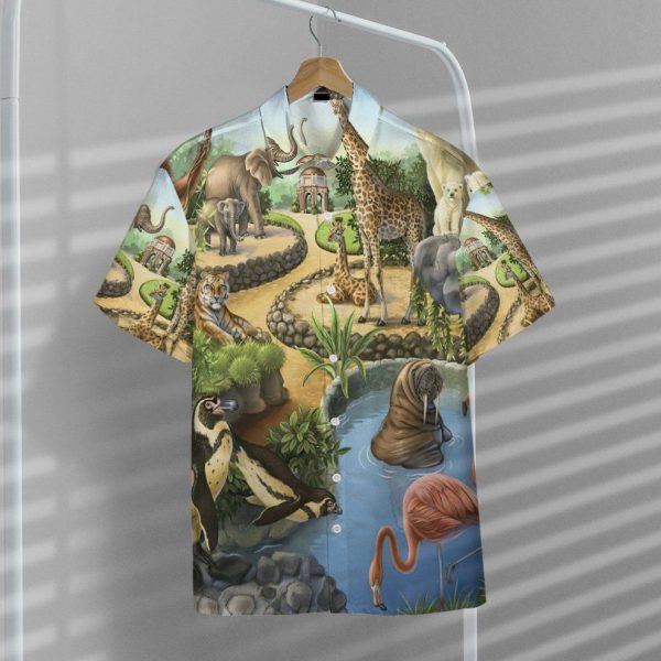 3D Zoo Animal Hawaii Shirt, Summer Shirt For Men and Women Jezsport.com