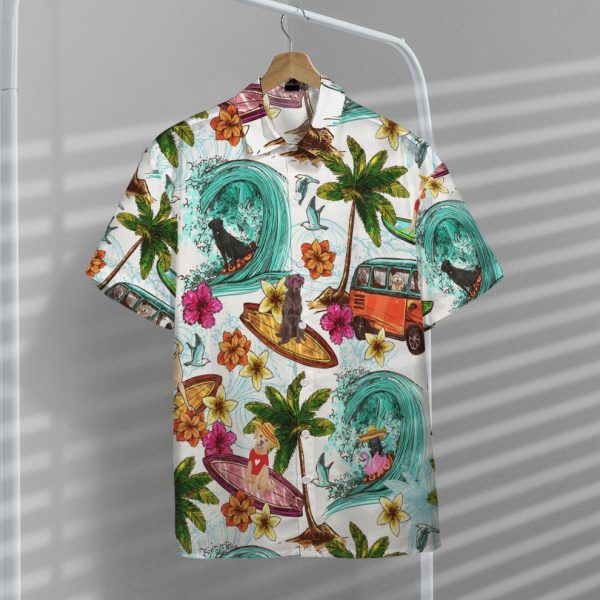 Enjoy Surfing With Labrador Retriever Dog Hawaii Shirt, Summer Shirt For Men and Women Jezsport.com