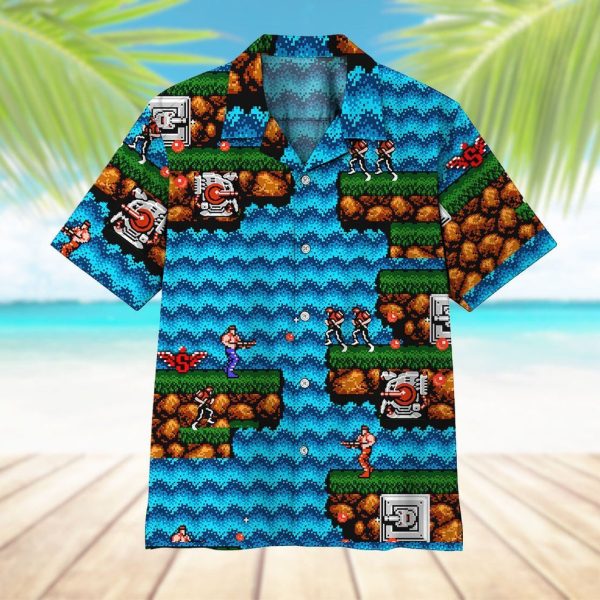 3D Contra Hawaii Shirt, Summer Shirt For Men and Women Jezsport.com