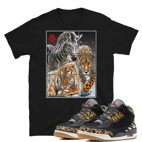 Animal Instinct T-Shirt Made to Match Jordan 3 Jezsport.com