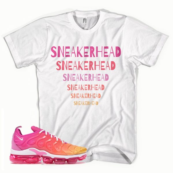 Sneaker Head T-Shirt Matches Max Psychic Pink-University Gold Jezsport.com