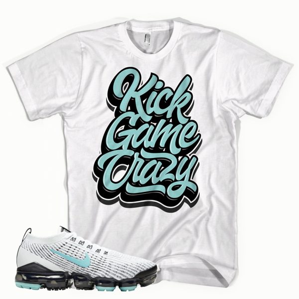 White T-Shirt "Kick Game" Made to Match Max Jezsport.com