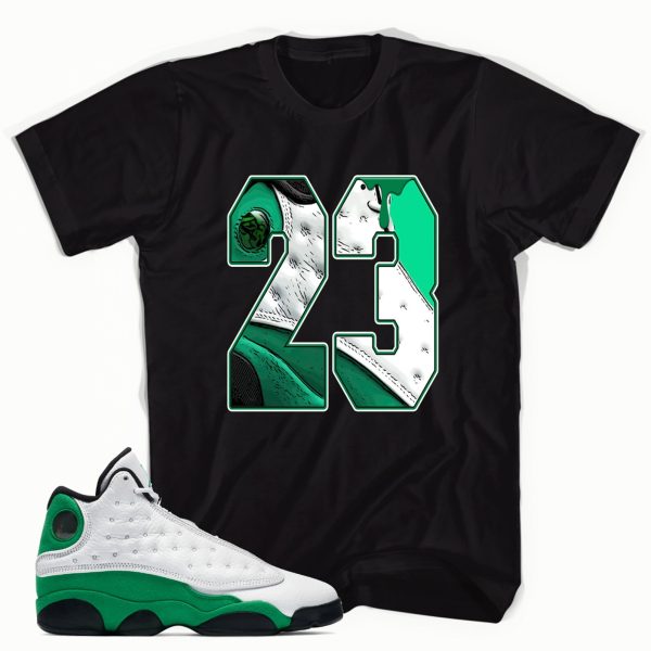 Number 23 Unisex T-Shirt Made to Match Jordan 13 Retro Lucky Green Jezsport.com