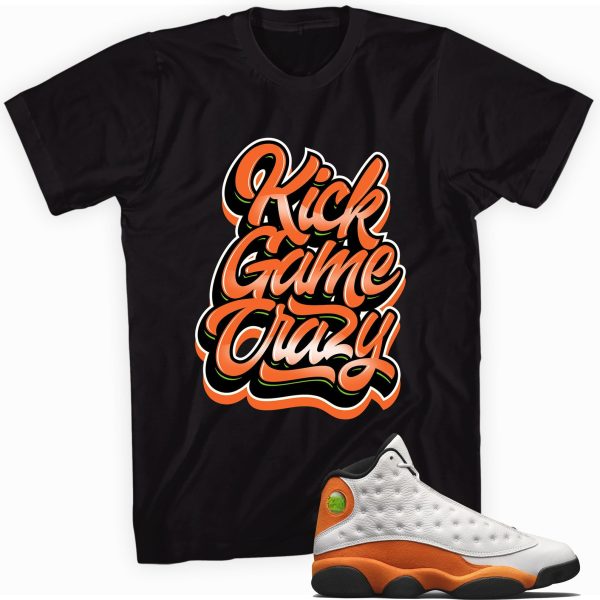 Kick Game Crazy T-shirt Made To Match Jordan 13 Retro Starfish Jezsport.com