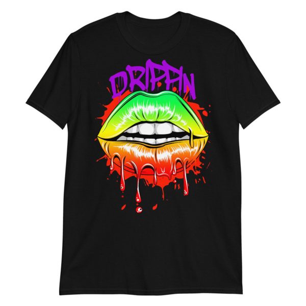 Drippin Lips Custom Shirt Made to Match Jordan 5 Retro What The Jezsport.com