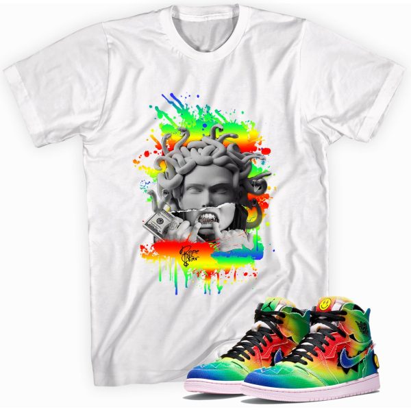 Medusa T-Shirt Made to Match Jordan 1 Retro High OG J. Balvin Jezsport.com