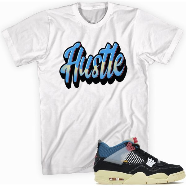 Hustle Shirt Made To Match Jordan 4 Retro Jezsport.com