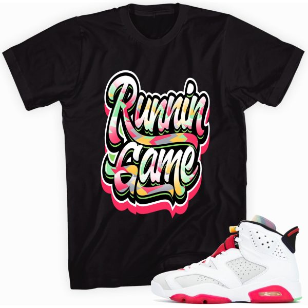 Runnin Game T-shirt Made To Match Jordan 6 Retro Jezsport.com