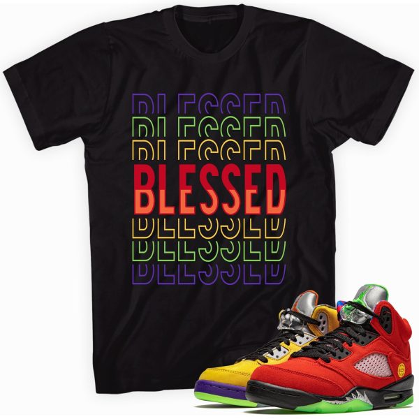 Blessed Shirt Made To Match Jordan 5 Retro Jezsport.com