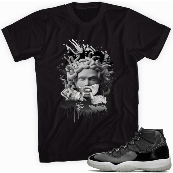 Medusa Custom Sneaker Shirt Made to Match Jordan 11 Retro Jubilee Jezsport.com