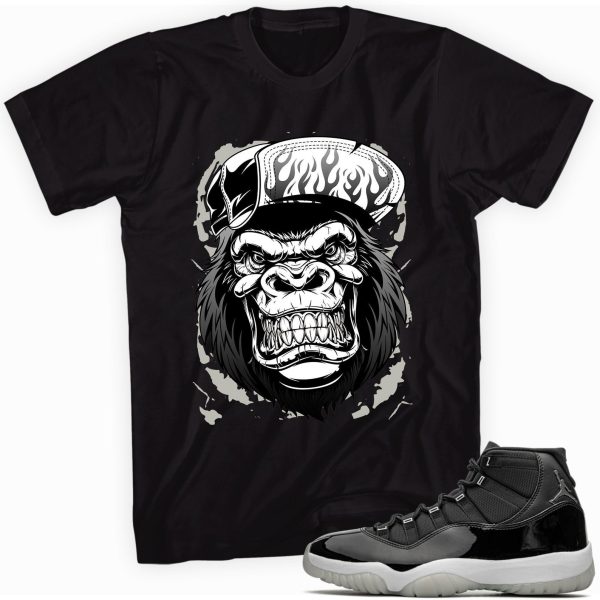 Gorilla Beast T-shirt Made To Match Jordan 11 Retro Jubilee Jezsport.com