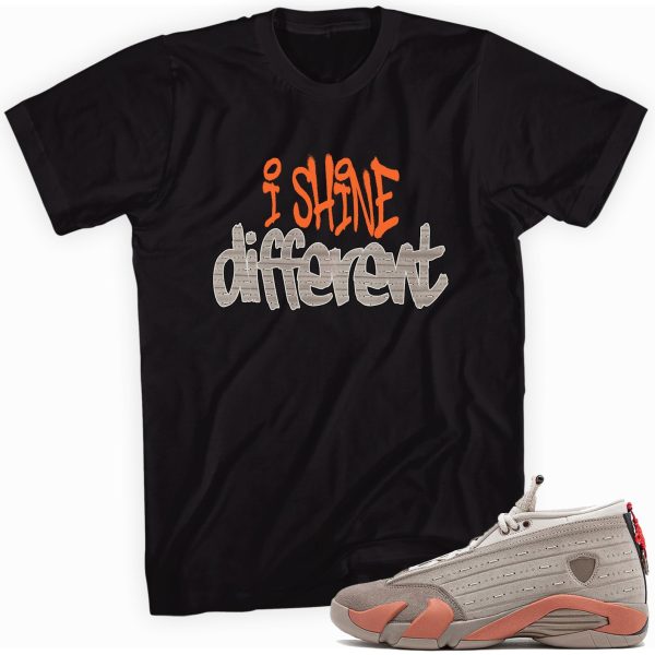 Shine Different T-shirt Made To Match Jordan 14 Retro Jezsport.com