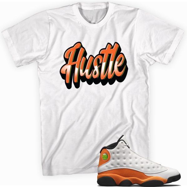 Hustle Shirt Made To Match Jordan 13 Retro Starfish Jezsport.com