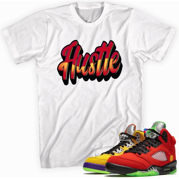 Hustle T-shirt Made To Match Jordan 5 Retro Jezsport.com