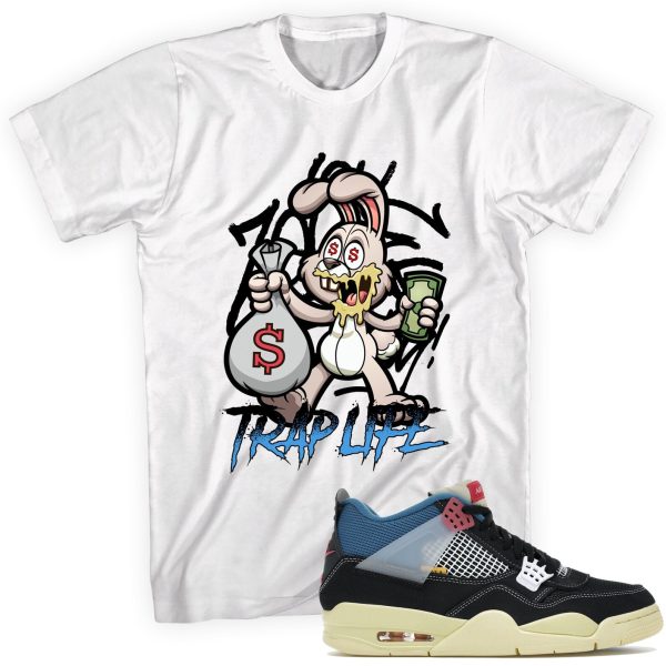 Trap Rabbit Shirt Made To Match Jordan 4 Retro Jezsport.com