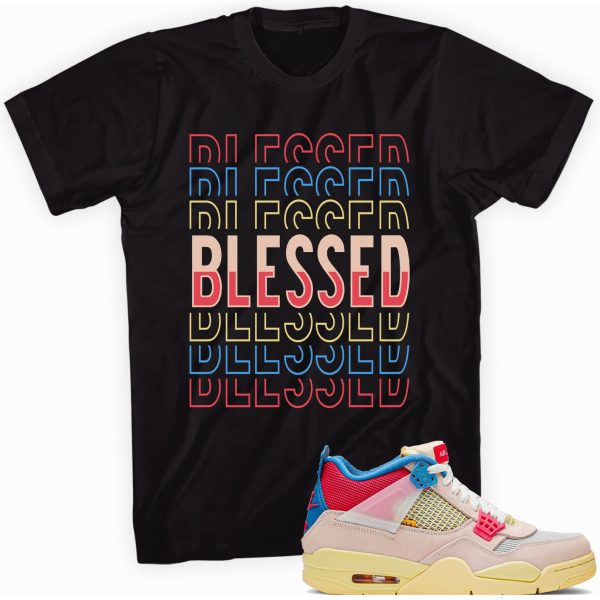 Blessed T-shirt Made to Match Jordan 4 Retro Union Guava Ice Jezsport.com