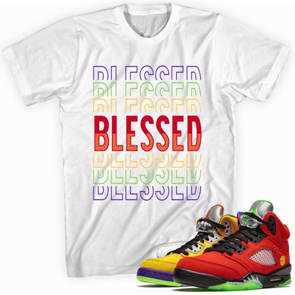 Blessed Shirt Made To Match Jordan 5 Retro Jezsport.com