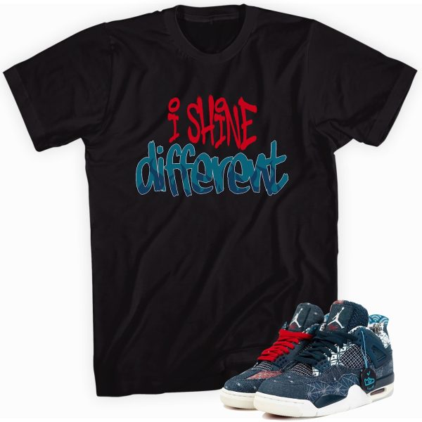 Shine Different T-shirt Made To Match Jordan 4 Retro Jezsport.com