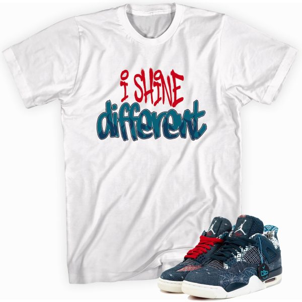 Shine Different T-shirt Made To Match Jordan 4 Retro Jezsport.com