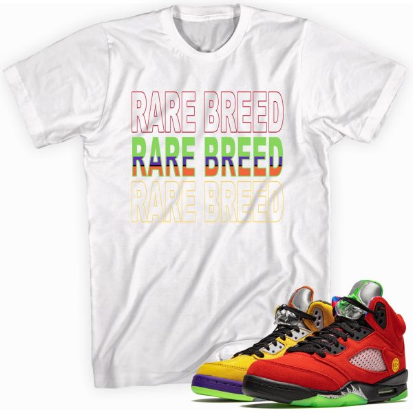 Rare Breed Tee T-shirt Made To Match Jordan 5 Retro Jezsport.com