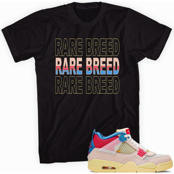 Rare Breed T-shirt Made To Match Jordan 4 Retro Union Guava Ice Jezsport.com