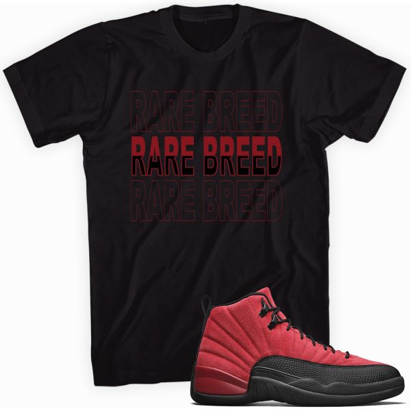 Rare Breed T-shirt Made To Match Jordan 12 Retro Reverse Flu Game Jezsport.com