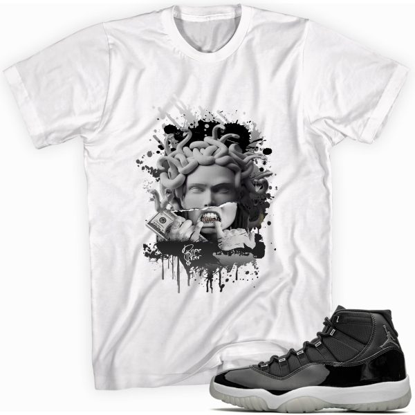 Medusa Custom Sneaker Shirt Made to Match Jordan 11 Retro Jubilee Jezsport.com