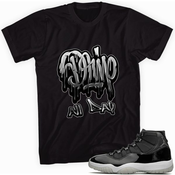 Drip All Day T-shirt Made To Match Jordan 11 Retro Jubilee Jezsport.com