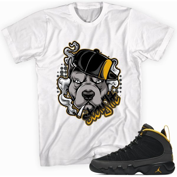 Stay Lit T-shirt Made To Match Jordan 9 Gold Jezsport.com