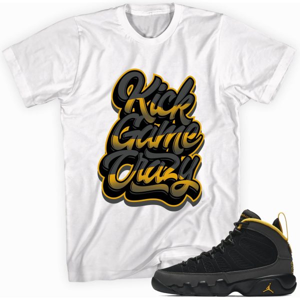 Kick Game Crazy Custom Sneaker Shirt Made to Match Jordan 10 Jezsport.com