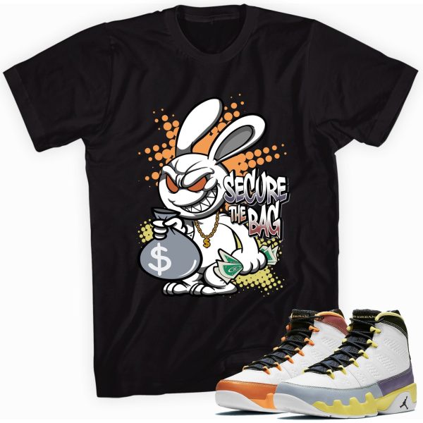 Secure The Bag Custom Sneaker Shirt Made to Match Jordan 9 Retro Jezsport.com