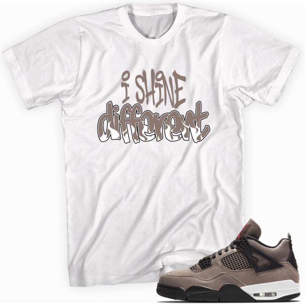 Shine Different Custom Sneaker Shirt Made to Match Jordan 4 Retro Jezsport.com