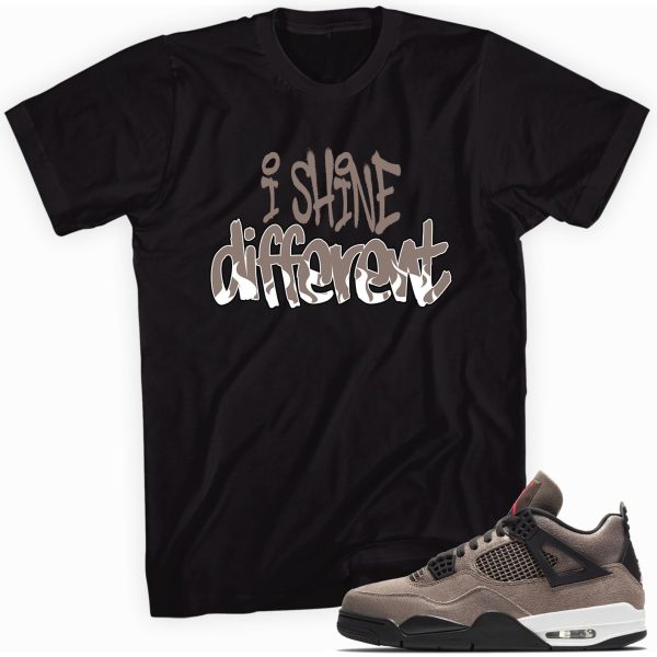 Shine Different Custom Sneaker Shirt Made to Match Jordan 4 Retro Jezsport.com