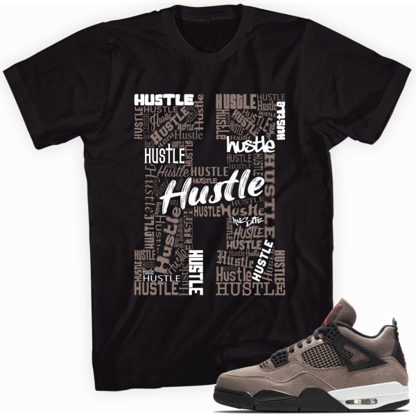 H For Hustle T-shirt Made To Match Jordan 4 Retro Jezsport.com