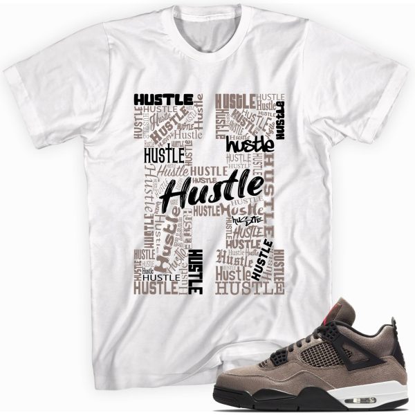 H For Hustle T-shirt Made To Match Jordan 4 Retro Jezsport.com