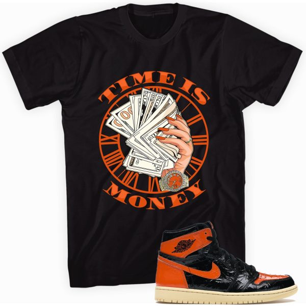 Time Is Money T-shirt Made To Match Jordan 1 Retro Jezsport.com